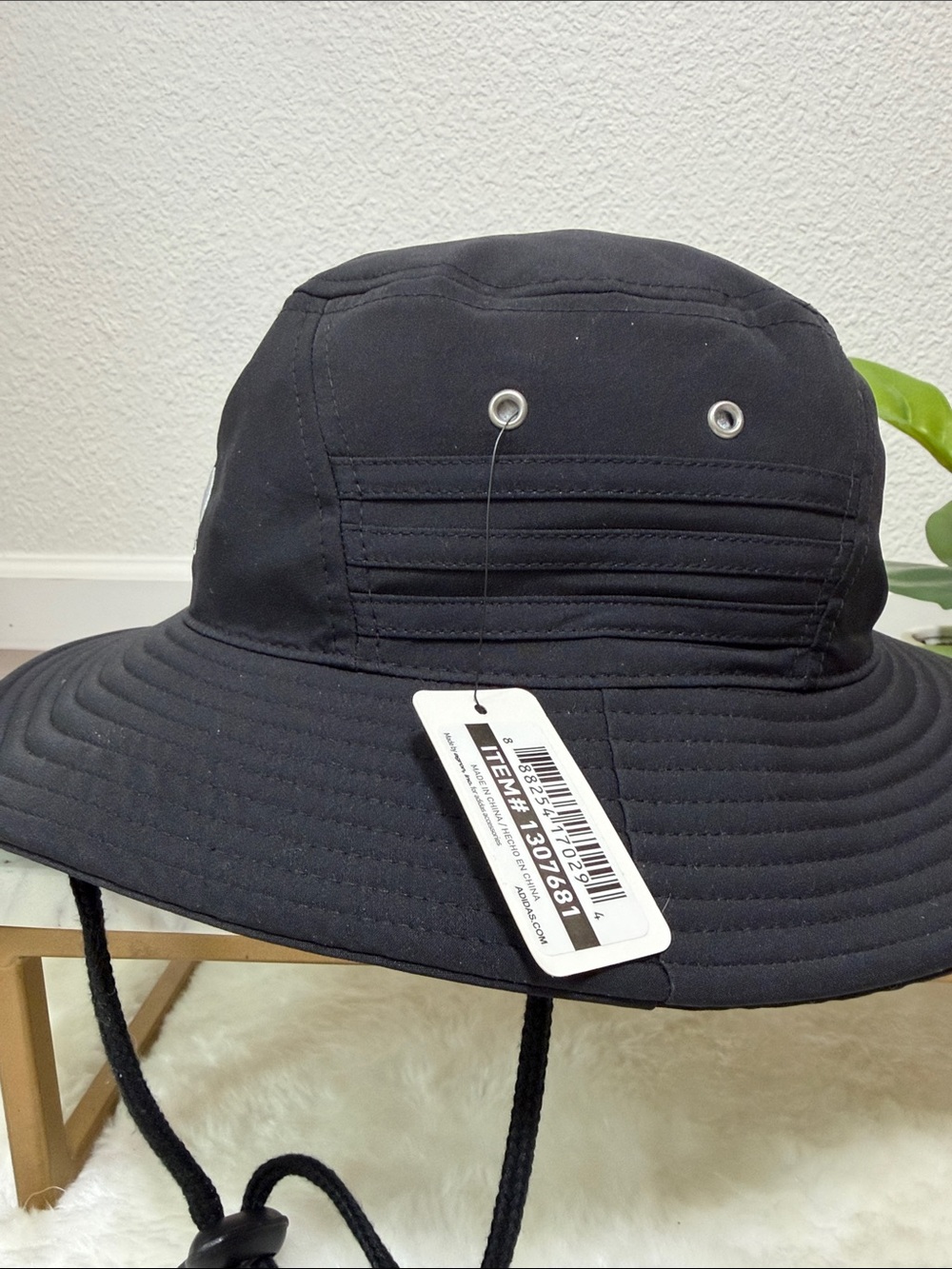 NWT Adidas Black Bucket Hat - Picture 4 of 6